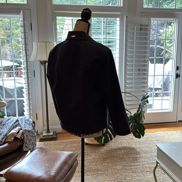 St. John Denim Stretch Jacket - Picture 5 of 10